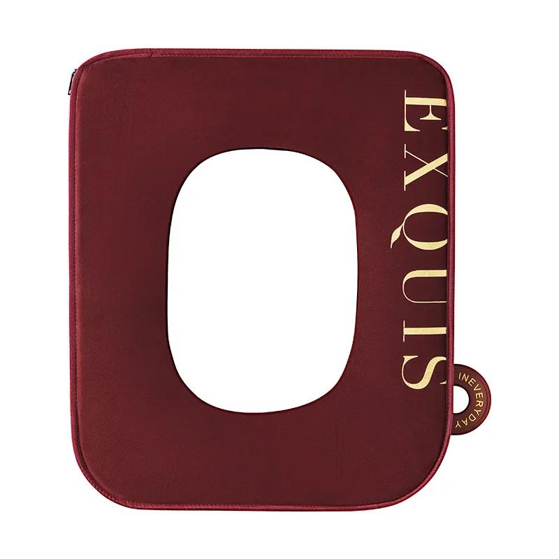 Universal Plush Toilet Cushion, Household Warm Soft Thicken Toilet Seat Cover, Bathroom Toilet Seat Cover for Winter