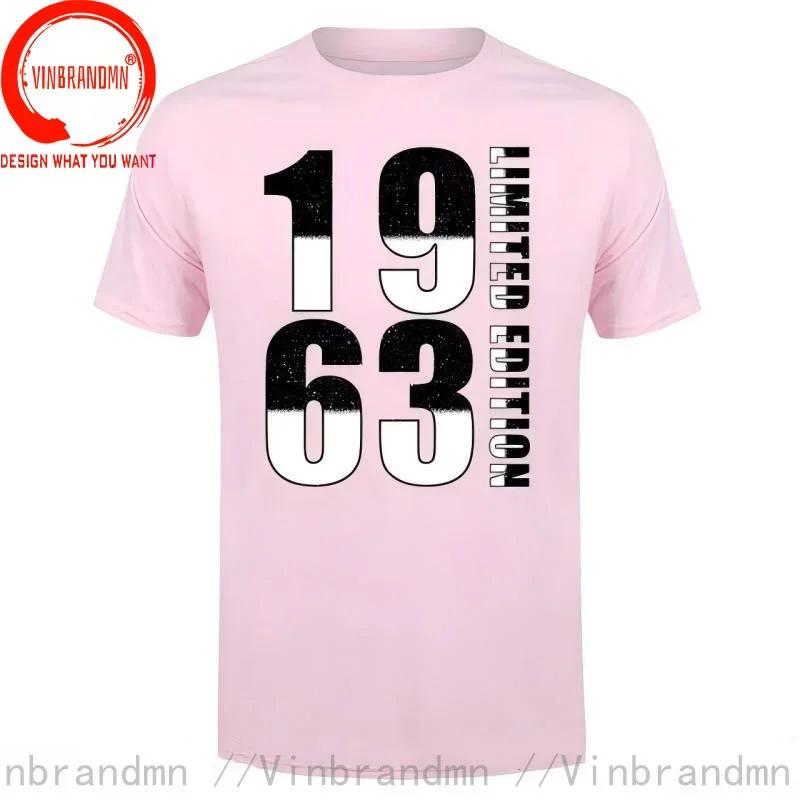 Novelty 63th Birthday 63 Years Retro Vintage Limited Edition 1963 T Shirts Graphic Cotton Streetwear Gifts Born In 1963 Tshirt
