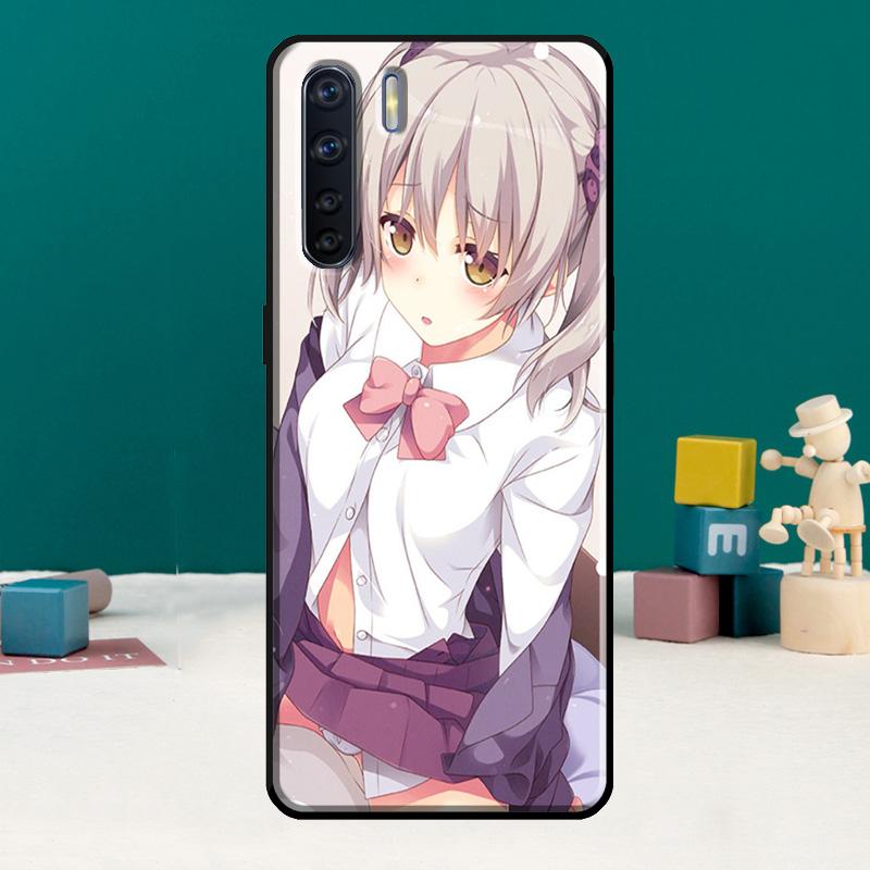 Anime girl cartoon japan cute Phone Case For Oppo A15 A74 A94 A54 A18 A38 A58 A78 A98 A40 A60 A80 A16 A76 A96 A57S A17 A77