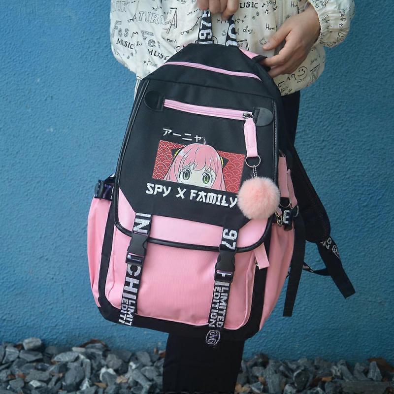Spy X Family Anya Forger Backpacks Anime Waterproof  Laptop Backbag Children School Bags Girls Travel Bookbag SchoolBag Mochila