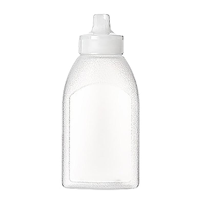 550g Transparent Non-Drip Honey Dispenser Salad Dressing Honey Squeeze Bottle Vinegar Oil Syrup Bottle Pot Dispenser Kitchen