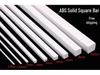 MokuShaPan ABS Solid Plastic Square Rod for DIY Model Building (50cm)