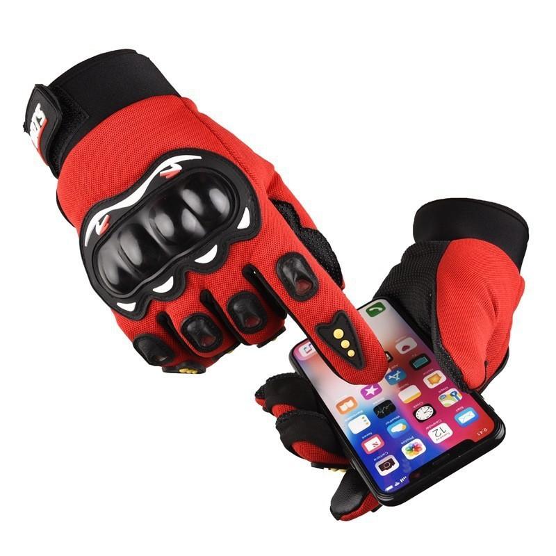 Outdoor cycling locomotive motorcycle long finger gloves