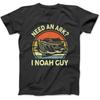 Need an Ark I Noah Guy Funny Christian Men Teen Girl Toddler T-Shirt, Sweatshirt, Hoodie for Men Women Kids Made In Canada Black