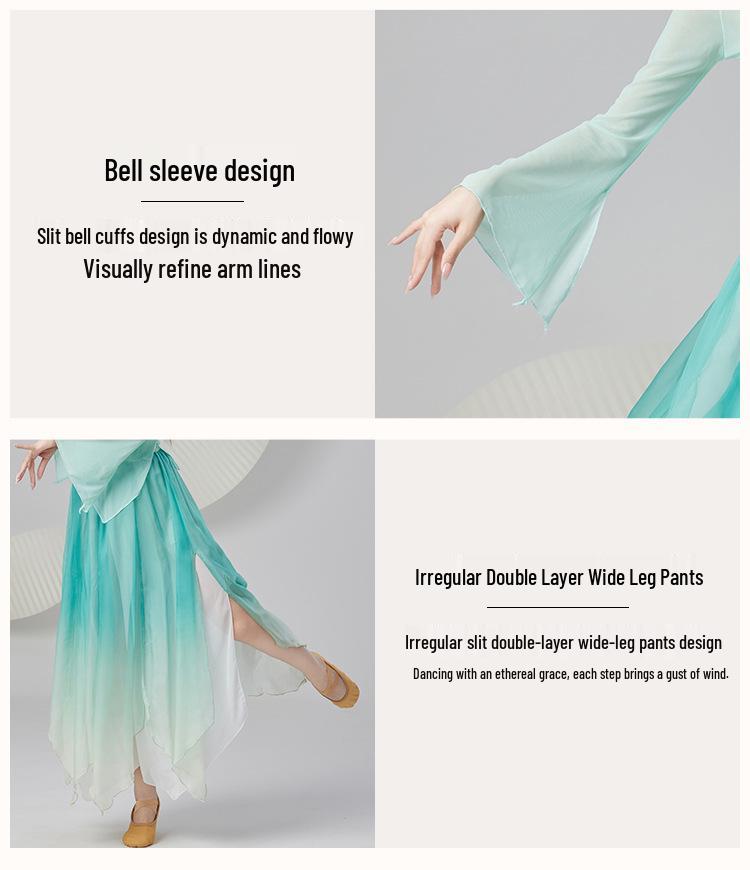 Damen Fließendes Klassisches Tanzkostüm-Set - Antiker Chinesischer Feenstil