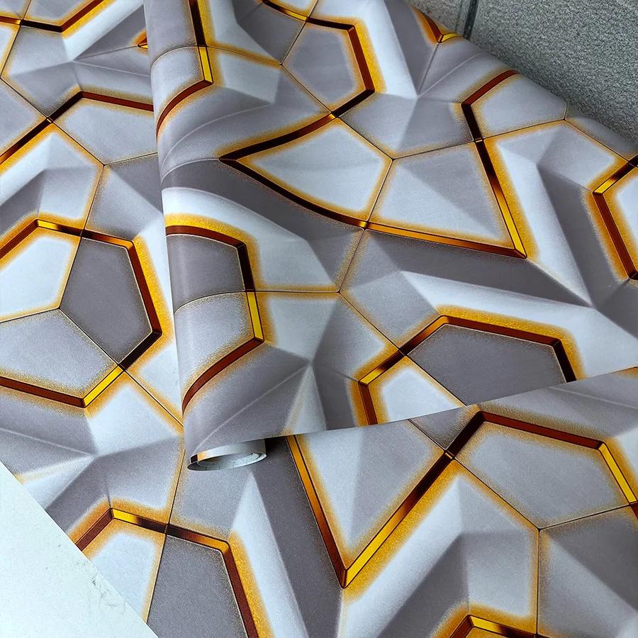 A Roll of Modern Self-adhesive Wallpaper for Home Decoration KTV Restaurant Bar Bedroom Decoration Background Wall DIY Wallpaper