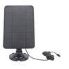 Camera Solar Panel Charger 10W 5V Micro USB Black Solar Charging Panel for Security Camera Cellphone Power Bank