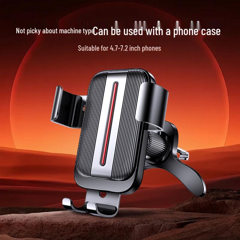 Red Flag Gravity Phone Holder - Aluminum Alloy Air Vent Mount
