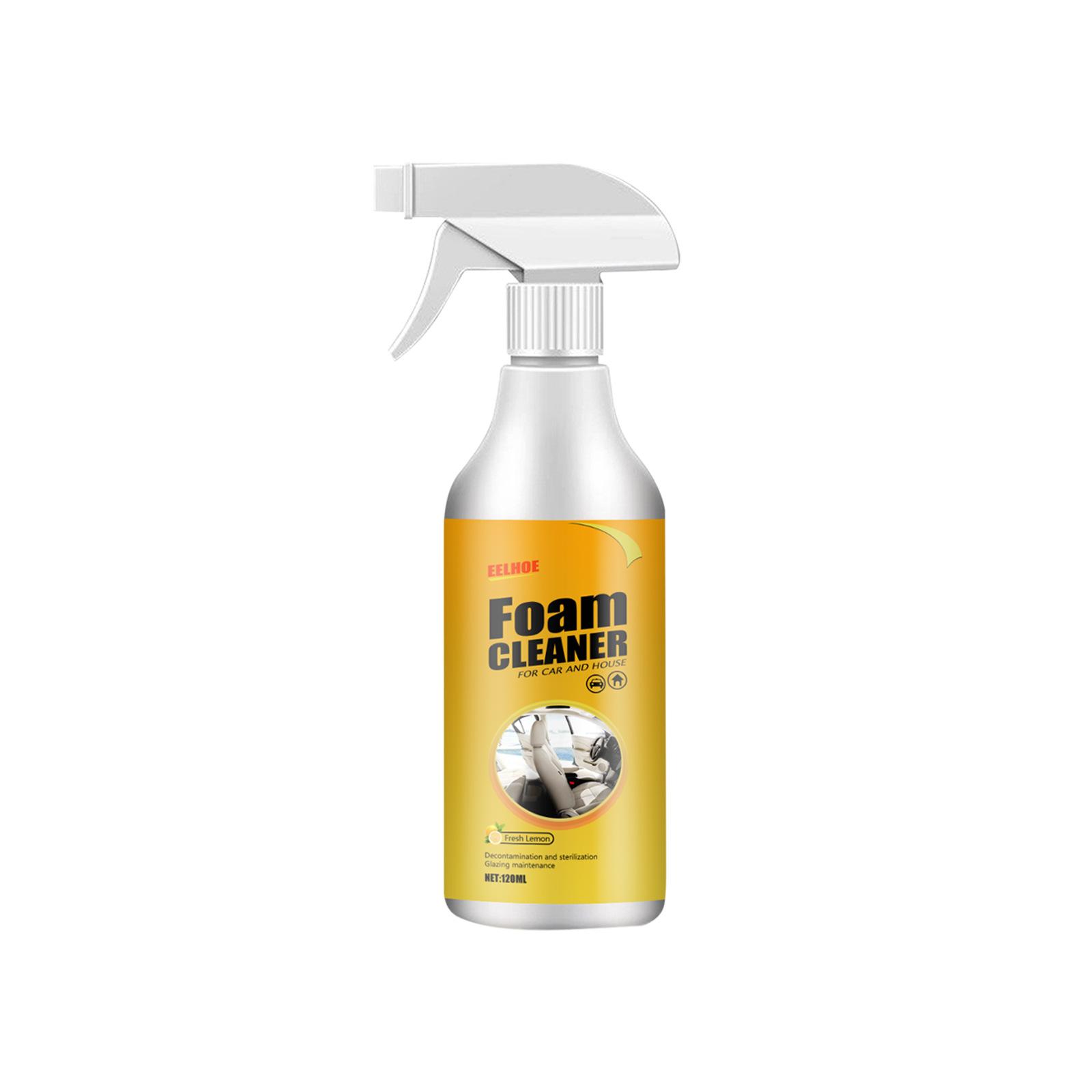 

EELHOE Multifunctional Foam Cleaner, Car Instrument Ceiling Seat Interior Foam Cleaner 120ml