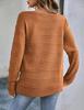 2026 Autumn/Winter European & American Loose Round Neck Knit Sweater, Women's Long Sleeve Solid Color Versatile Pullover