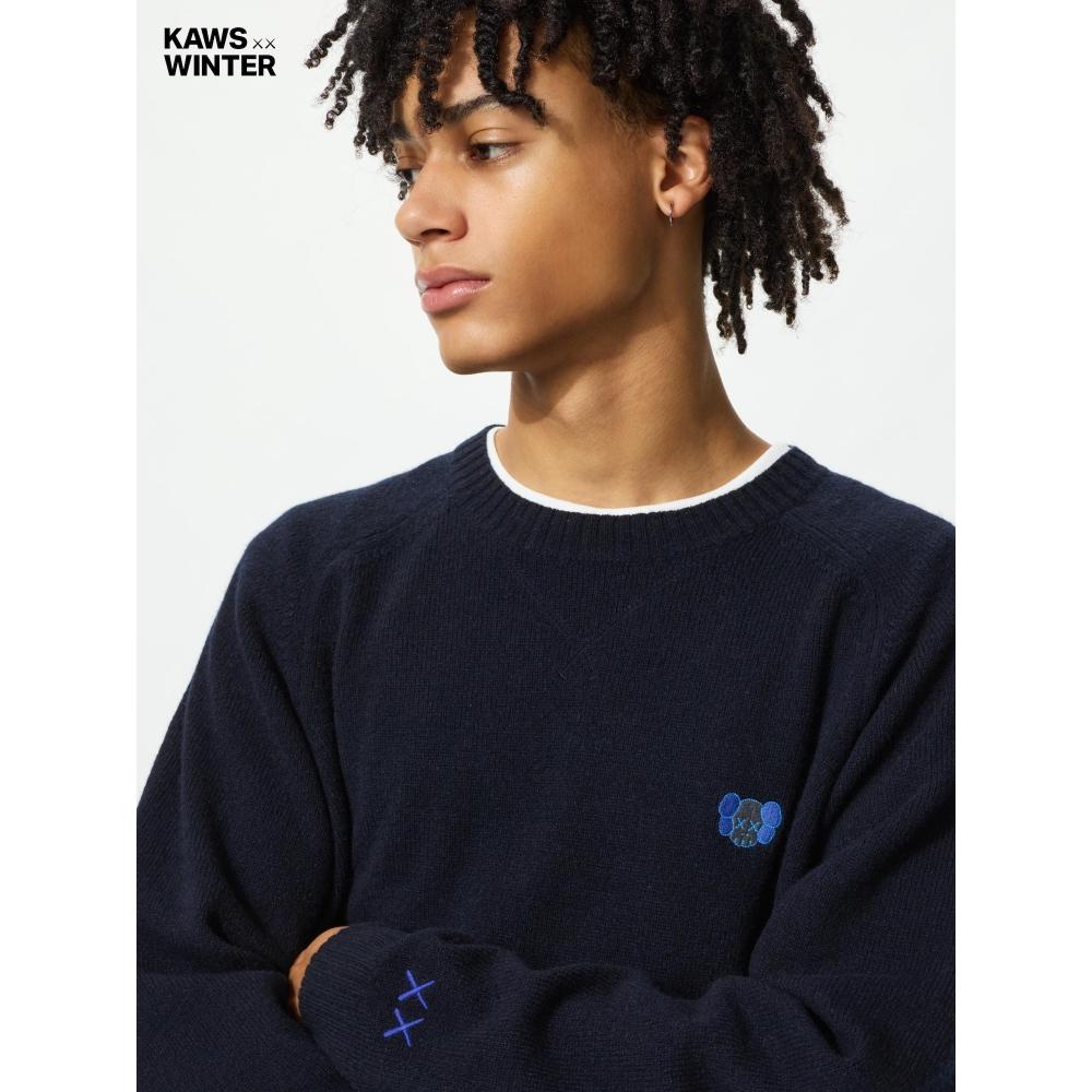 Uniqlo Japan Kühe Winter Lamm Rundhals Pullover