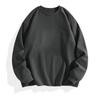 Plus Size 300 Jin Men's Loose Fit Drop Shoulder Crew Neck Solid Sweatshirt