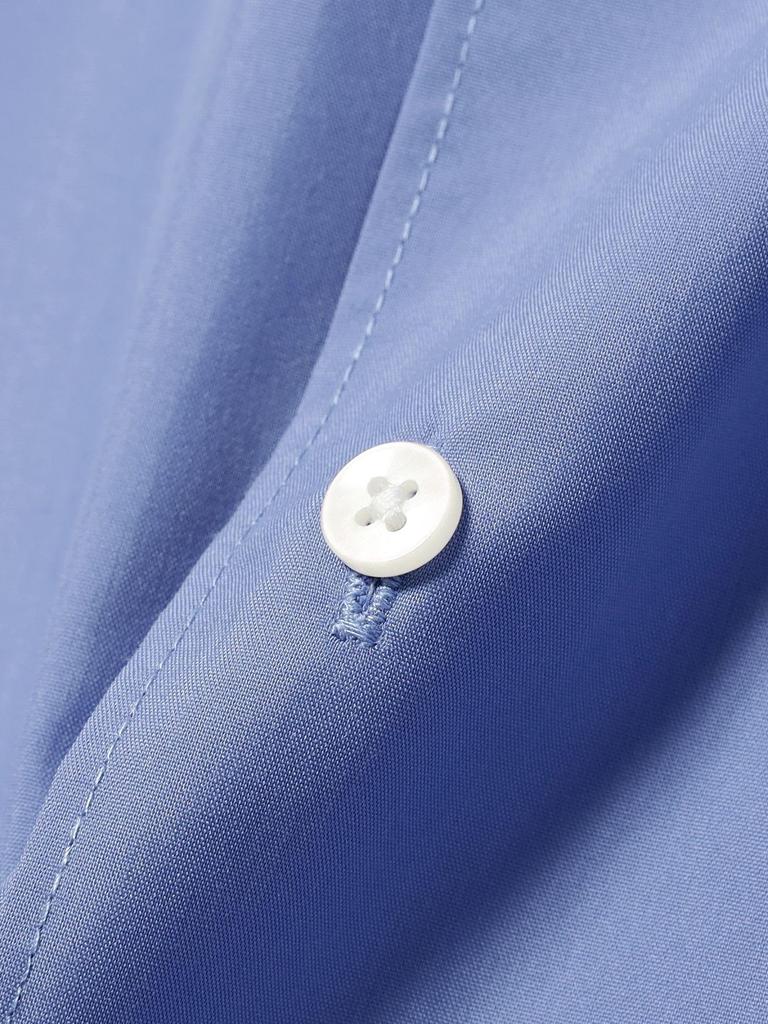 B:MING LIFE STORE by BEAMS Men's Large/Small Shirt, Polyester Broadcloth, Regular Collar, 2015 Spring/Summer Collection, Size SAX (L_92110375147)