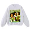 Oversized Cotton Hooded Long Sleeve Graphic Print Streetwear Sweatshirt Men Winter Casual Loose Fit