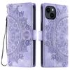 Style 018 For iPhone 13 Case Imprinted Totem Skin Feel Wallet Leather Phone Cover