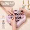 Portable Nail Art Vacuum Cleaner Mini Fan Nail Dust Extractor Manicure Desk Collector Nail Art