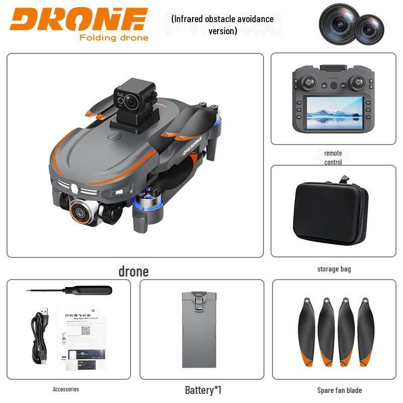 S28 Dron: Vyhýbání se překážkám, Bezkartáčový motor, HD letecký přenos, Letadlo s dálkovým ovládáním s velkou obrazovkou, Automatický návrat.