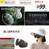 THEYOU Sun UV Wide Sun Hay Fever with Mask Perfect for and Sports Women's Visor, Protection, Brim, Protection, Prevention, Cover, Golf, Tennis,