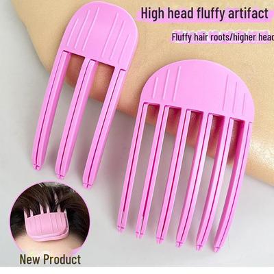 Koreanische windförmige flauschige Haarwurzelklammer für Frauen