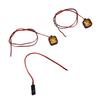 LED Toy Car Lights Remote Control Car Spotlights with   Metal Bracket 12mm Diameter RC Car Flashing Light Strips
