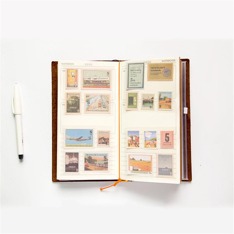 Vintage Travel Stamps Stationery Sealing Label Stickers Scrapbooking DIY Diary Decoration Albums TRAVELER'S Notebook