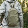 Convertible Sling Backpack Lightweight Nylon Crossbody Bag Large Capacity Travel Daypack Single Shoulder Hiking Backpack Unisex