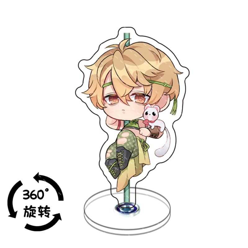 Creative Cartoon Game Anime NU: Carnival Love Pop Acrylic Stand Aster Figure Eiden Statue Garu Desk Ornaments Fans Collect Gifts