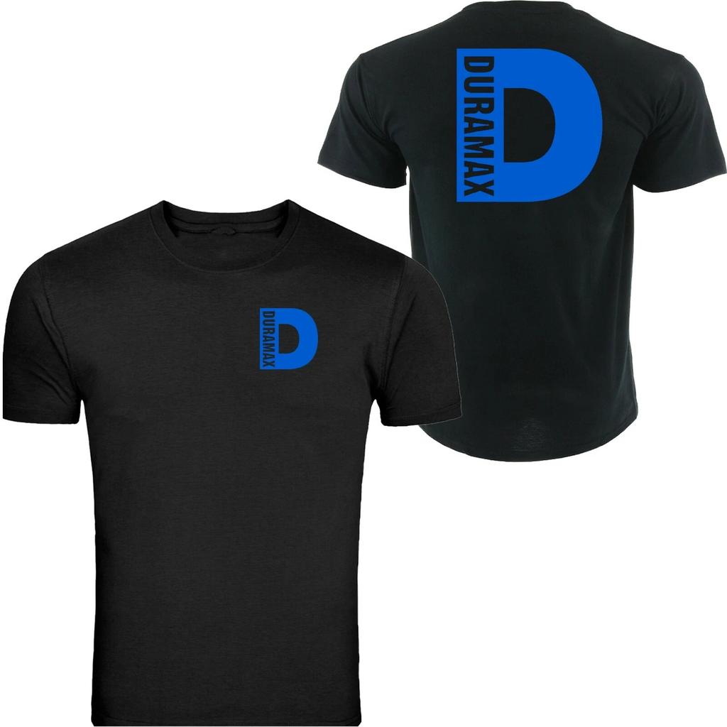 Duramax Big D Design TShirt Unisex Black Color Front Back S 4XL