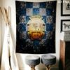 Fuenlabrada Wall Hanging Printed Fabric Blanket Decorative Tapestries for Bedroom Living Room Home Decor