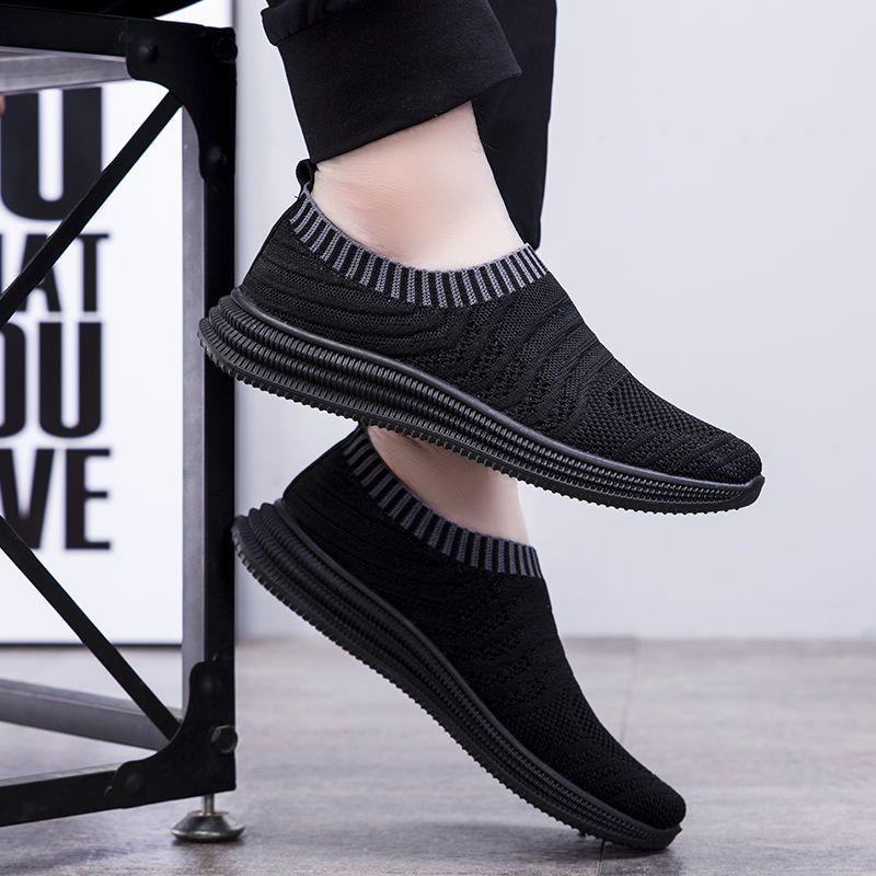 Spring and Summer Mesh Breathable Casual Shoes Men's Lightweight Wear-resistant Non-slip Running Shoes
