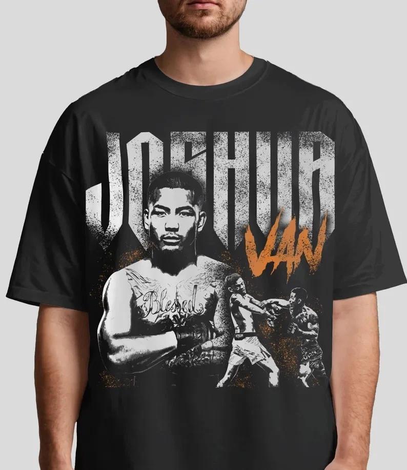 Joshua Van UFC Retro Tee: Y2K Streetwear Martial Arts Shirt XXXL