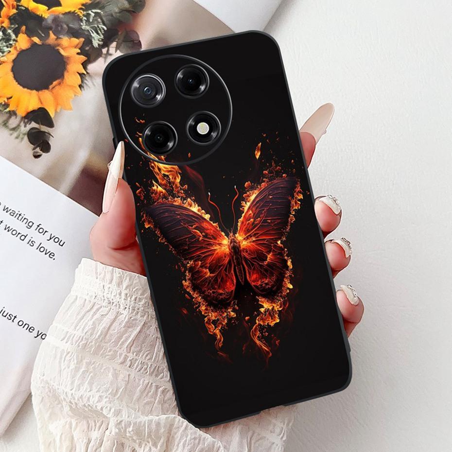New Design Phone Case For Tecno Camon 30S Pro Camon30S CLA5 CLA6 Black Silicon Soft TPU Back Cover For Camon 30S 30SPro 4G