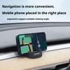 For Tesla Y Highland 2017-2025 Liquid Silicone Rubber Car Phone Holder Dashboard Air Vent Clip-on Stand Car Accessories