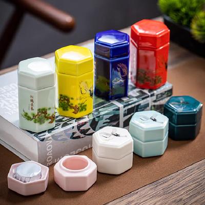 Thé Café Sucre Bocal De Stockage Chine Artisanat Décoration Mini Pot En Céramique Cuisine Stockage Bouteilles Et Bocaux Conteneurs Décoration Intérieure Nouveau