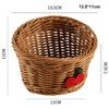 Household Imitation Rattan Wicker Basket  Restaurant Serving Tabletop Display