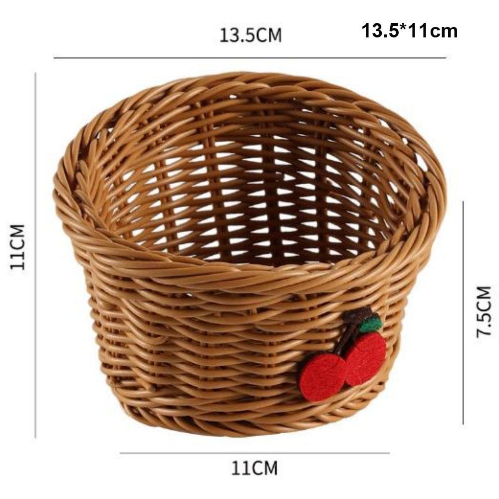 Household Imitation Rattan Wicker Basket  Restaurant Serving Tabletop Display