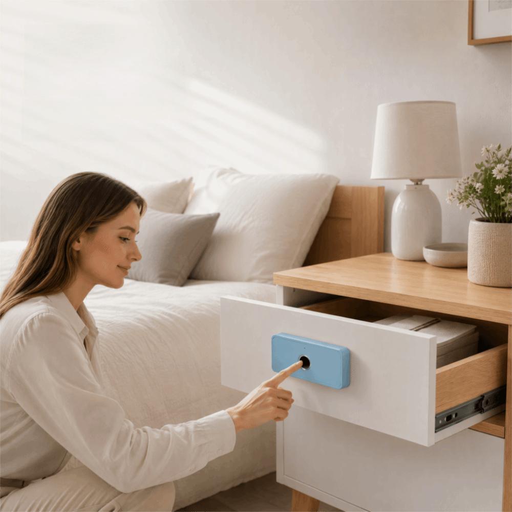 Fingerprint Keyless Electronic Cabinet Lock Keyless Digital Storage Locker Lock Nightstand
