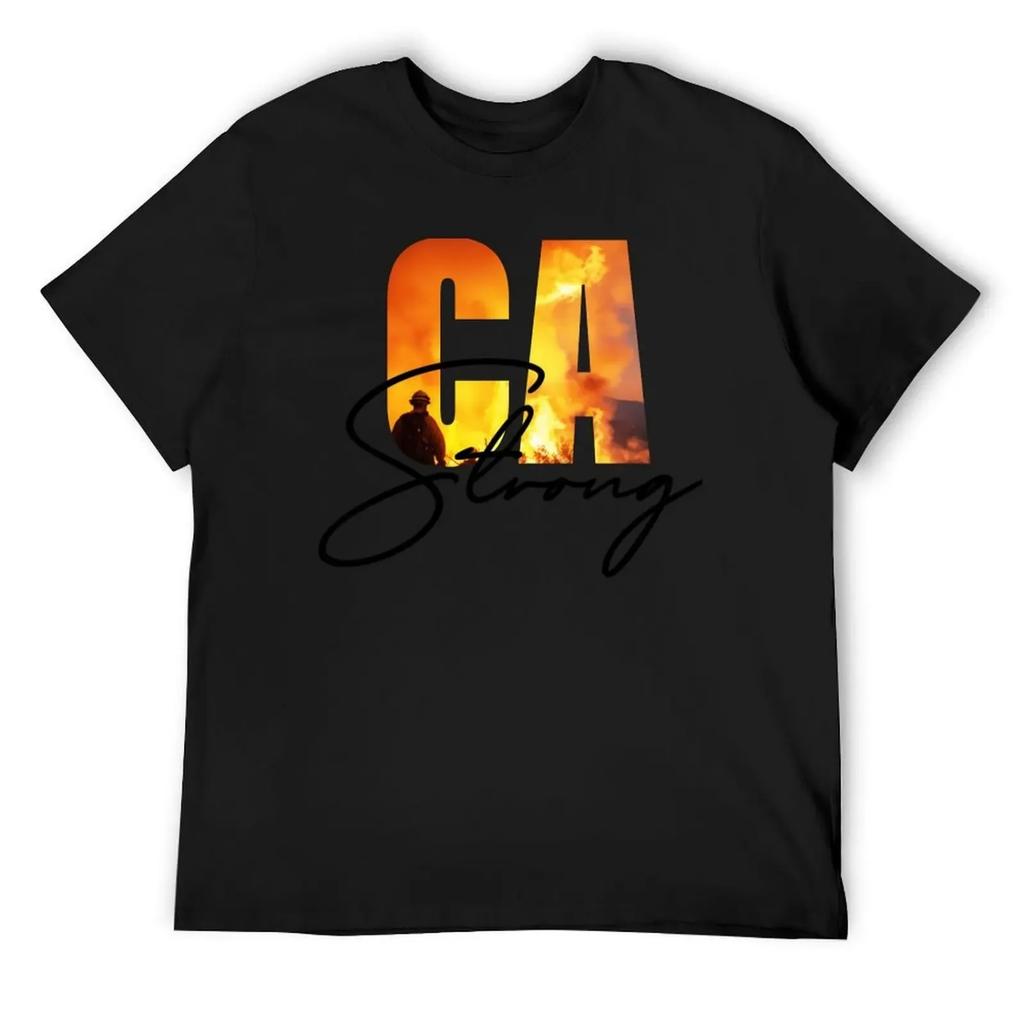 California Strong T-Shirt Animal Prinfor Boys Football T Shirt Vintage Clothes Plain White T Shirts Men