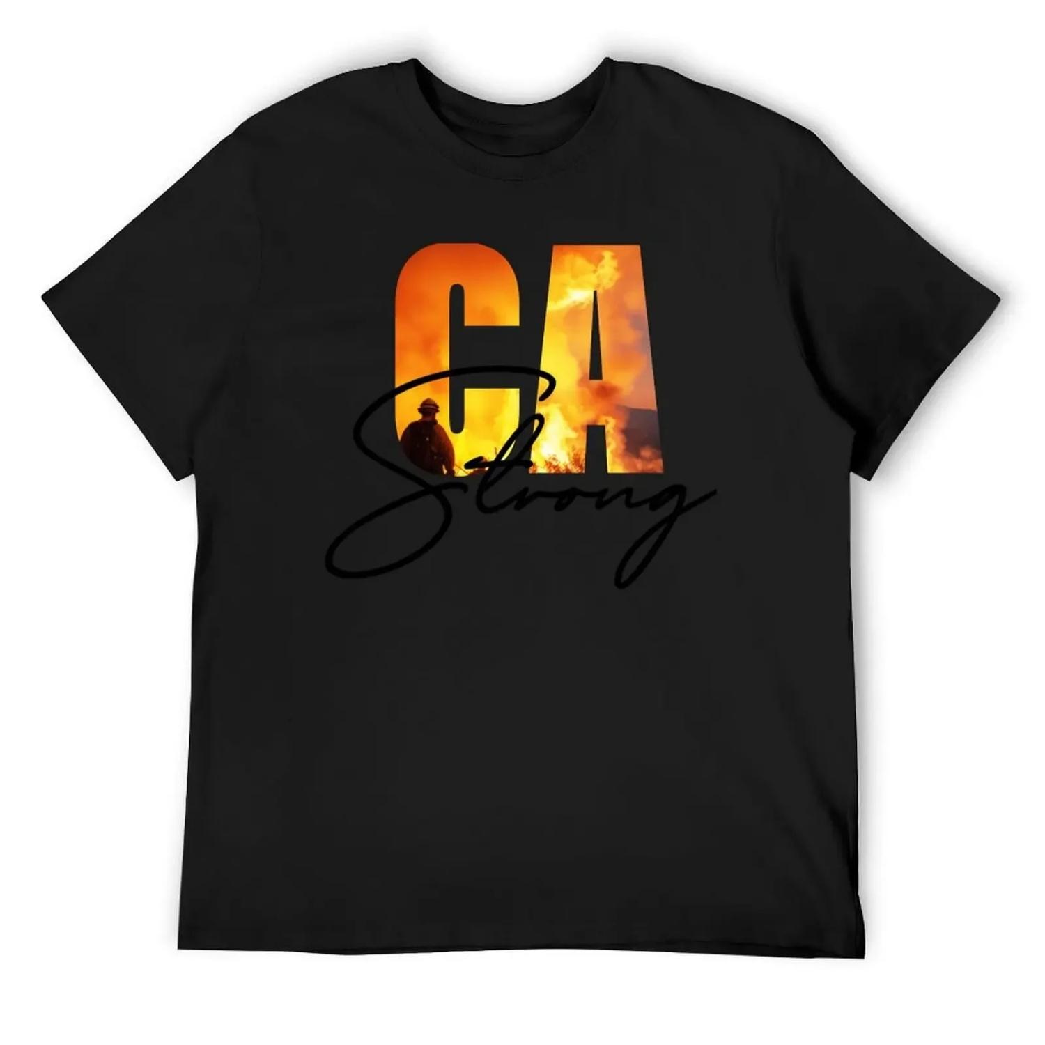 

california strong T-Shirt animal prinfor boys football t shirt vintage clothes plain white t shirts men S