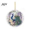Acrylic Hanging Ornament Bird Decor, 2D Animal Shaped for Home, Transparent Wall Art Bedroom Office, Romantic Couple Gift Series