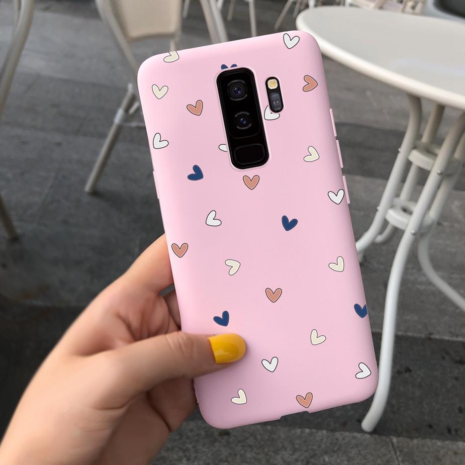 For Samsung Galaxy S9 S9+ Case Cute Fashion Cartoon Girls Cover Silicone Soft TPU Phone Case For Samsung S9 Plus S9+ Fundas Capa