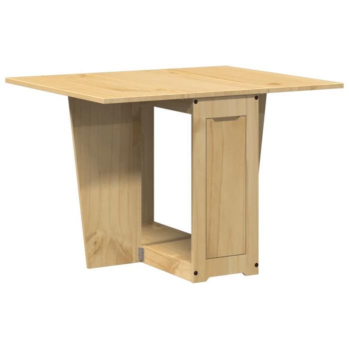 VidaXL Folding Butterfly Dining Table Corona Brown Wax Pine Wood, Kitchen Table, Restaurant Table, Dining Table 4013433
