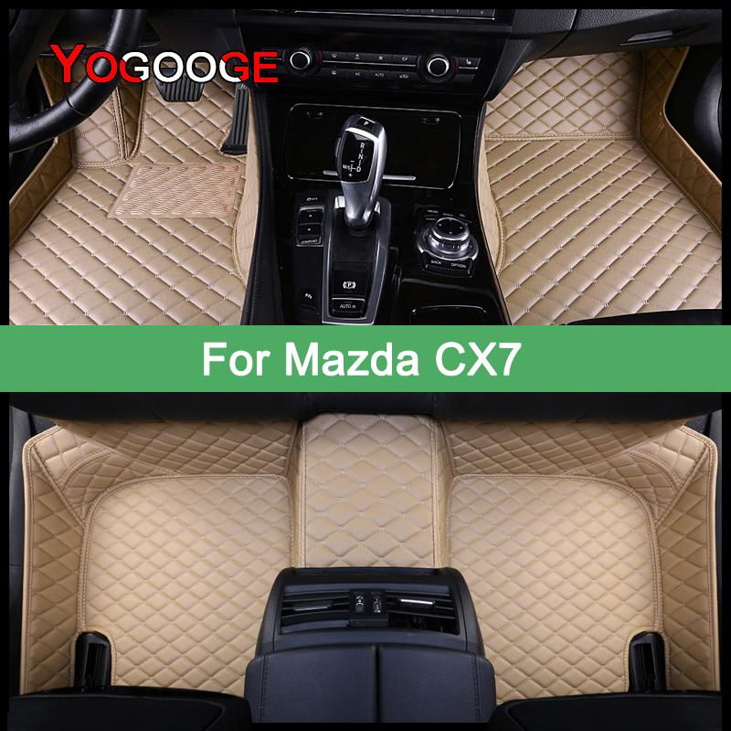 

Автомобильные коврики YOGOOGE на заказ для аксессуаров для ног Mazda CX7 Foot Coche
