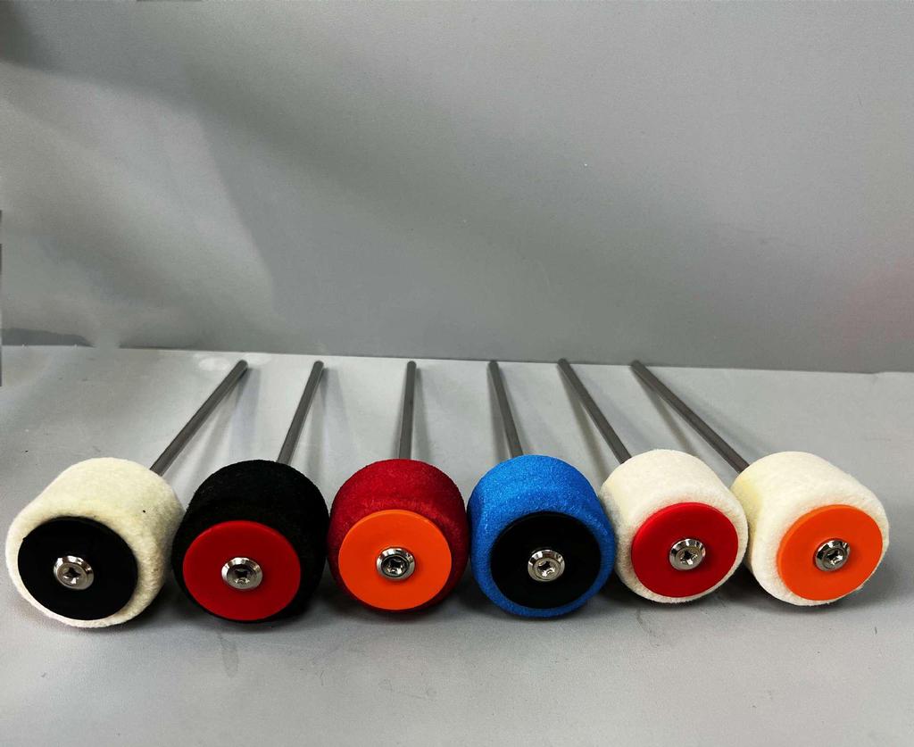 Jazz Drum Set with Heavy Duty Double Foot Pedal and Felt Mallet Heads