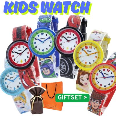 Coffret cadeau emballé montre enfant garçons filles montre enfant horloge éducative analogique enfant outlet Disney Cars Toy Story anniversaires petits-enfants