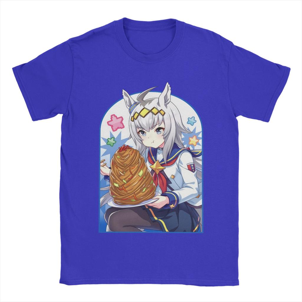 Men's T-Shirts Anime Uma Musume Pretty Derby Fashion Cotton Tee Shirt Short Sleeve  T Shirt Crewneck Clothes Summer