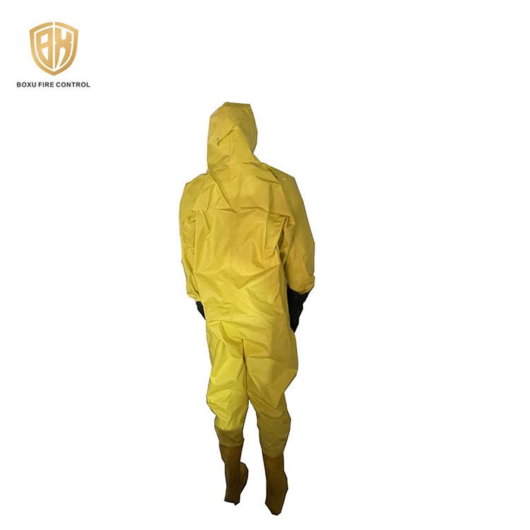 Traje de Protección Química de una Pieza con Capucha: Duradero, Ligero, Espesado para Protección contra Ácidos Fuertes, Álcalis y Gas Amoníaco