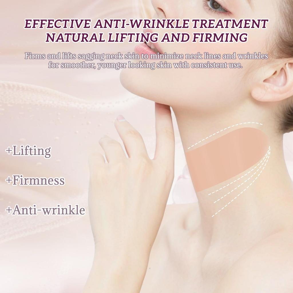 BOROLA Reusable Silicone Neck Wrinkle Patches for and Sagging Tightening and Smoothing Suitable for All Skin Types Skin Patches, Anti-Wrinkle