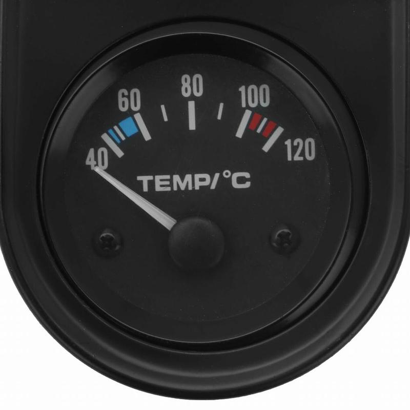 Gauge Temperature Gauge Garden Indoor Kitchen Office Accessories Parts Replacements 1 Pc 1/8” NPT 52mm Black Dial