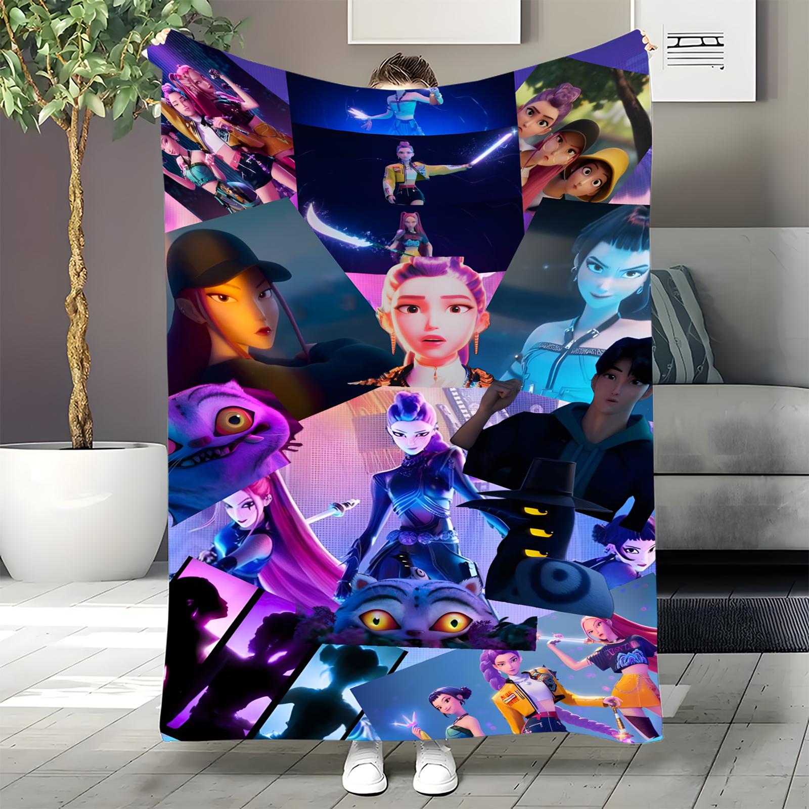 

150*200см Фланелевое Одеяло с Цифровой Печатью Кондиционирующее Одеяло Одеяло для Дивана Подарок для Девочки One Size